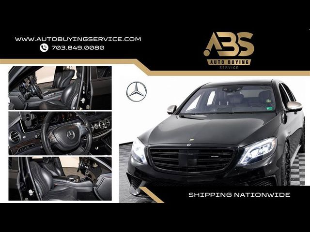 2015 Mercedes-Benz S-Class 63 AMG