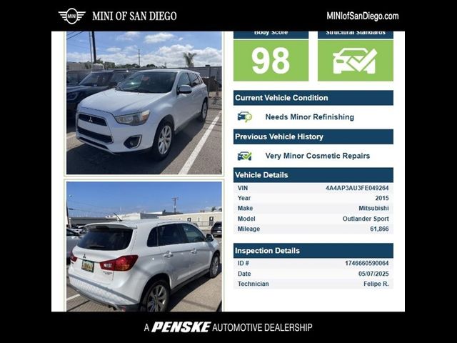 2015 Mitsubishi Outlander Sport ES