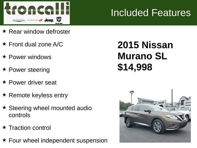 2015 Nissan Murano SL