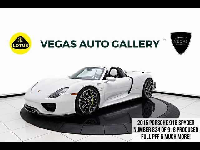 2015 Porsche 918 Spyder 