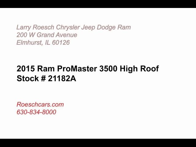 2015 Ram ProMaster Base