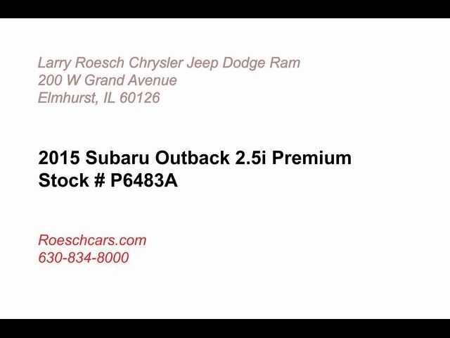 2015 Subaru Outback 2.5i Premium