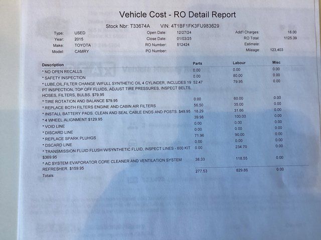 2015 Toyota Camry SE