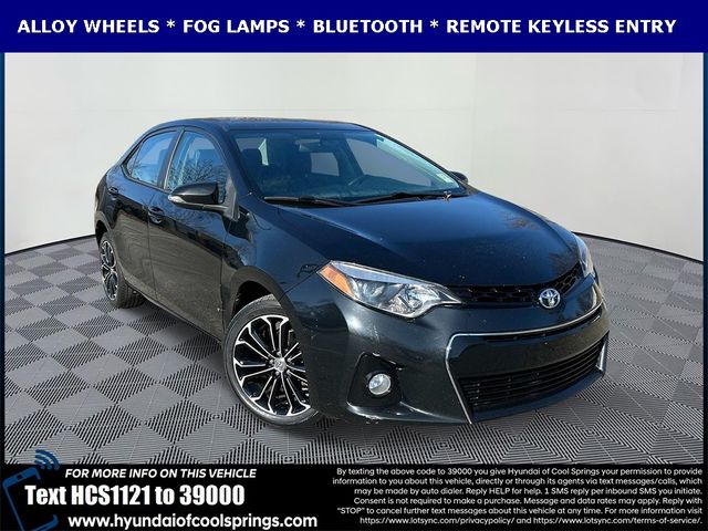 2015 Toyota Corolla S Plus