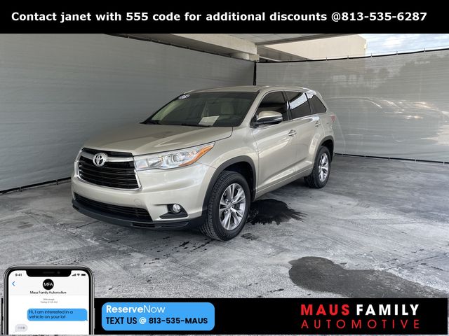 2015 Toyota Highlander LE Plus