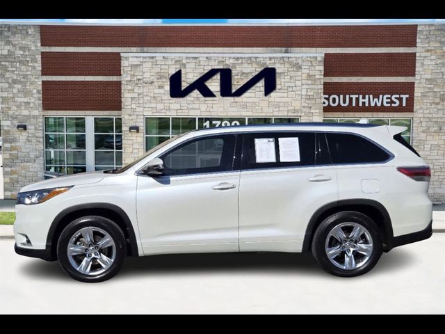 2015 Toyota Highlander Limited Platinum