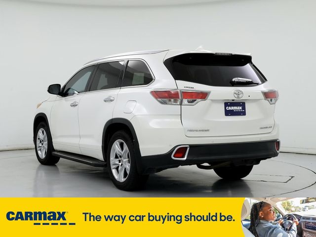 2015 Toyota Highlander Limited Platinum