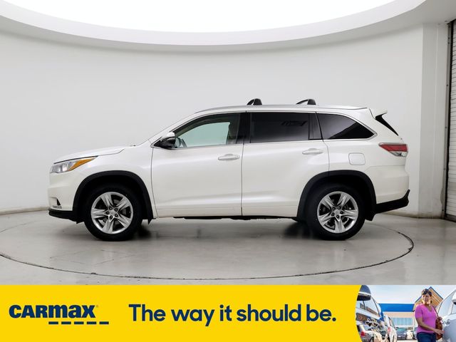 2015 Toyota Highlander Limited Platinum