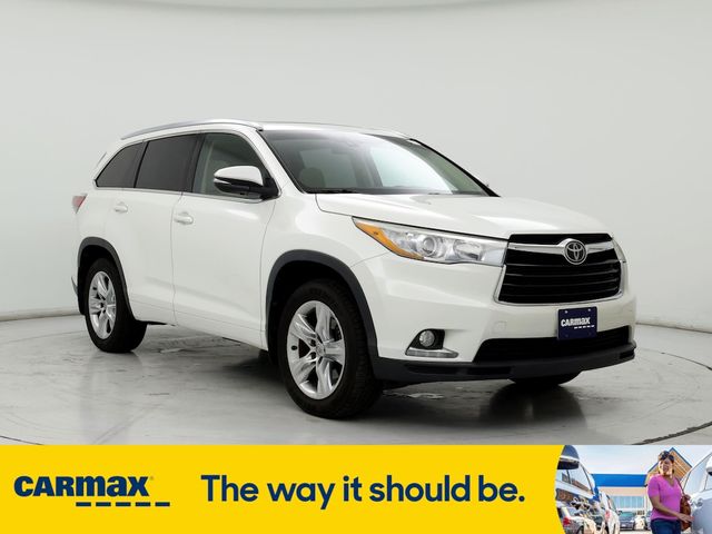 2015 Toyota Highlander Limited Platinum