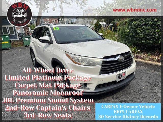 2015 Toyota Highlander Limited Platinum