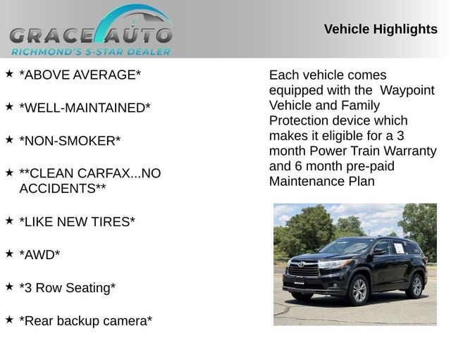 2015 Toyota Highlander XLE