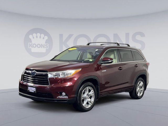 2015 Toyota Highlander Hybrid Limited Platinum