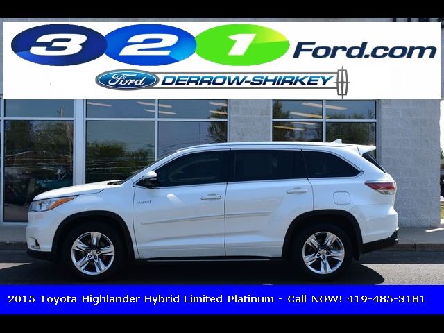 2015 Toyota Highlander Hybrid Limited Platinum