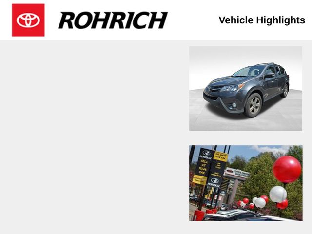 2015 Toyota RAV4 XLE