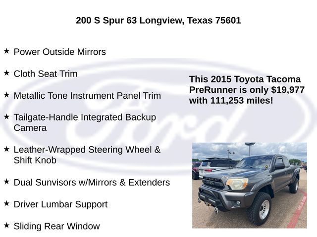 2015 Toyota Tacoma PreRunner