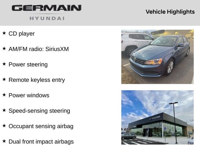 2015 Volkswagen Jetta 1.8T SE Connectivity
