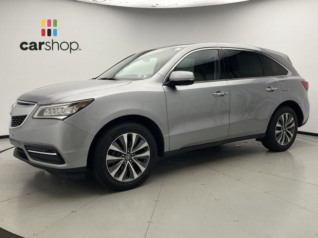 2016 Acura MDX Technology Acurawatch Plus