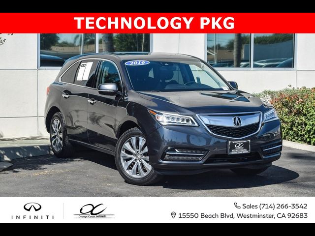 2016 Acura MDX Technology Acurawatch Plus