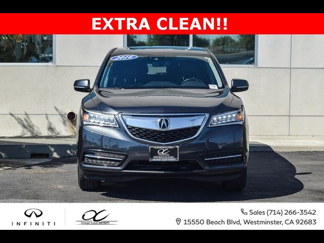 2016 Acura MDX Technology Acurawatch Plus