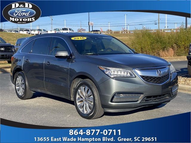 2016 Acura MDX Technology Acurawatch Plus