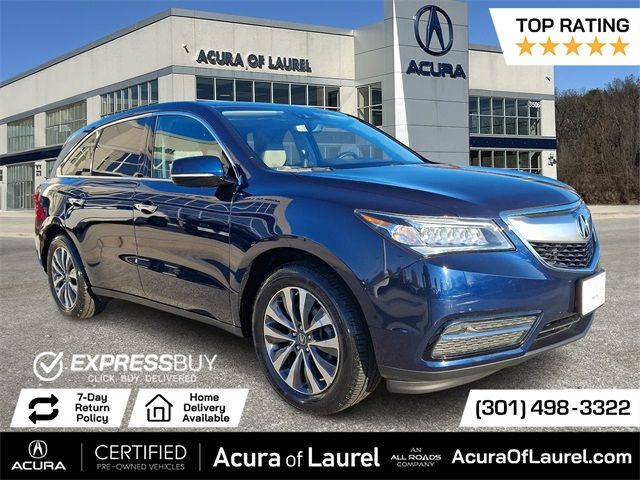 2016 Acura MDX Technology Acurawatch Plus