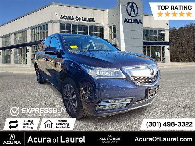 2016 Acura MDX Technology Acurawatch Plus