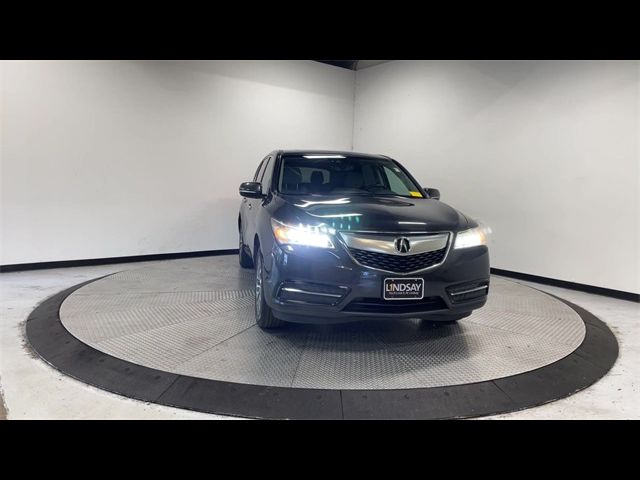 2016 Acura MDX Technology Entertainment Acurawatch Plus