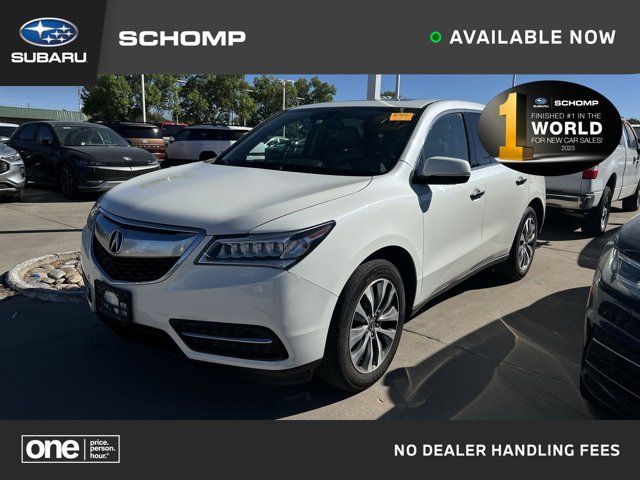 2016 Acura MDX Technology Entertainment