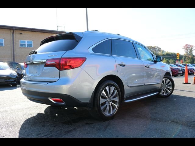 2016 Acura MDX Technology Entertainment Acurawatch Plus