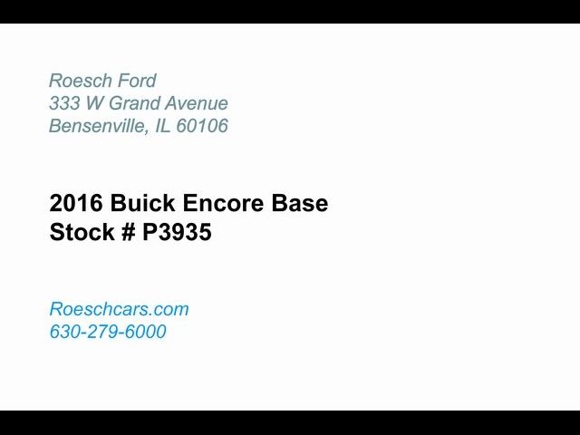 2016 Buick Encore Base