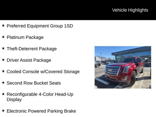 2016 Cadillac Escalade ESV Platinum