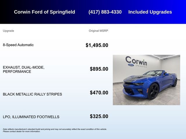 2016 Chevrolet Camaro 2SS