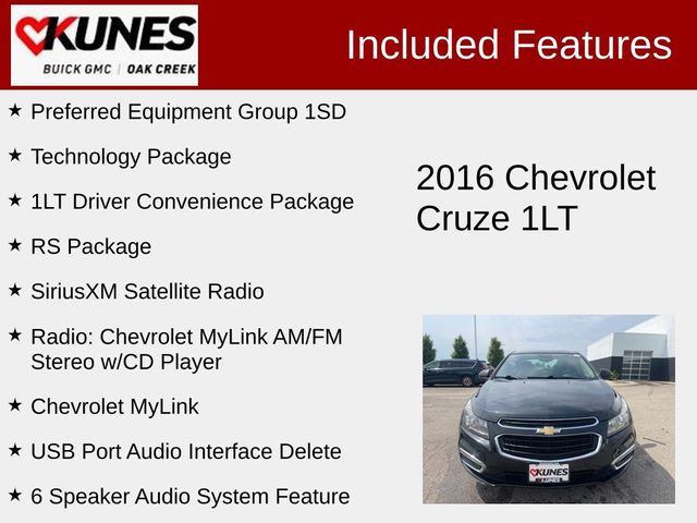 2016 Chevrolet Cruze Limited LT