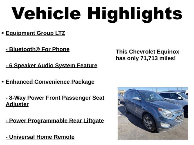 2016 Chevrolet Equinox LTZ