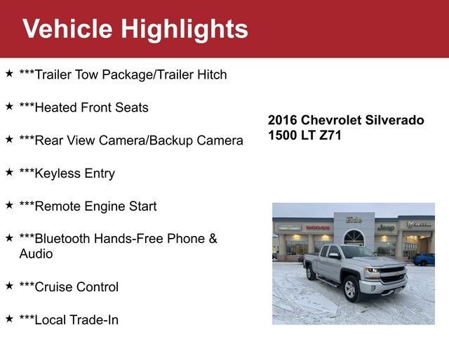 2016 Chevrolet Silverado 1500 LT