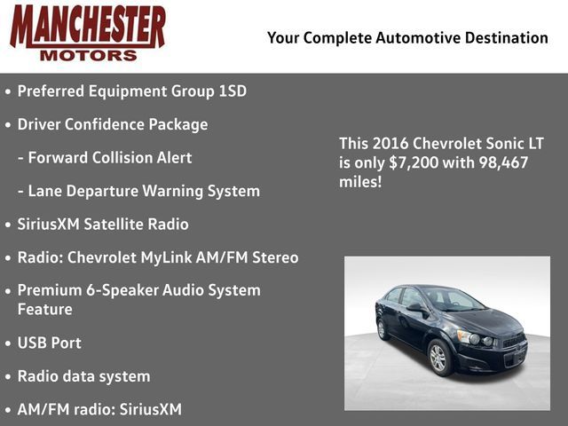 2016 Chevrolet Sonic LT
