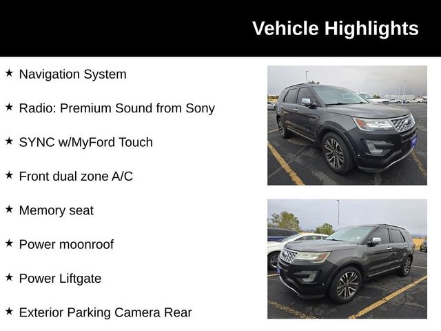 2016 Ford Explorer Platinum