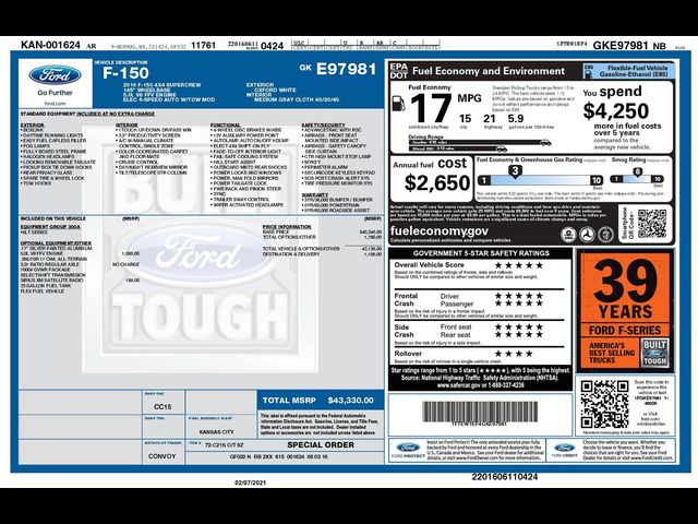 2016 Ford F-150 XLT