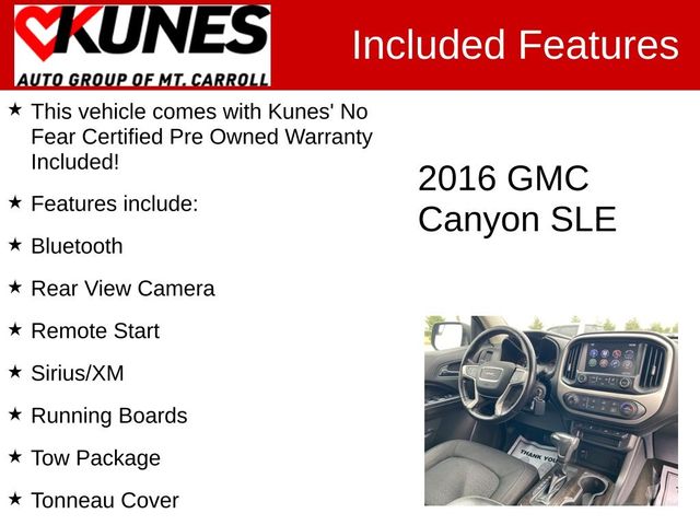 2016 GMC Canyon SLE