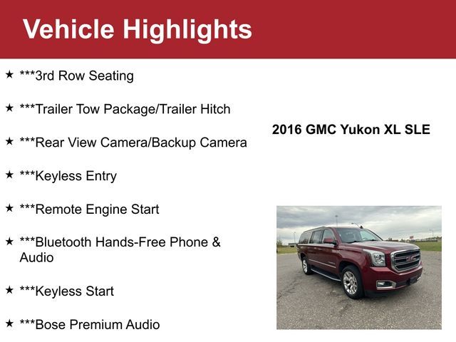 2016 GMC Yukon XL SLE