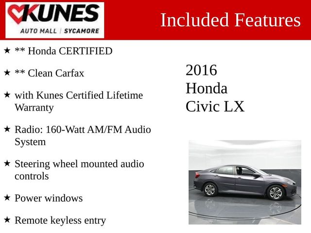 2016 Honda Civic LX