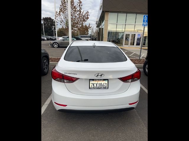 2016 Hyundai Elantra Value Edition