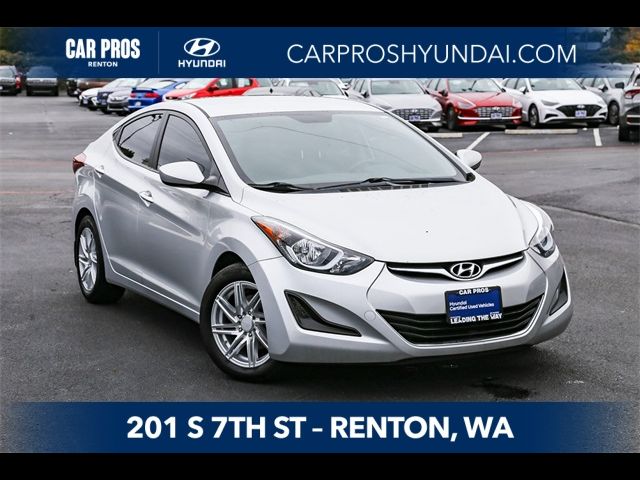 2016 Hyundai Elantra SE