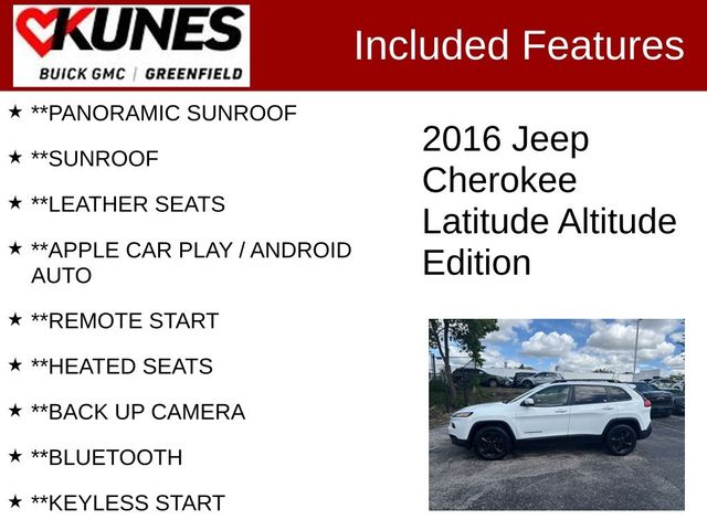 2016 Jeep Cherokee Altitude