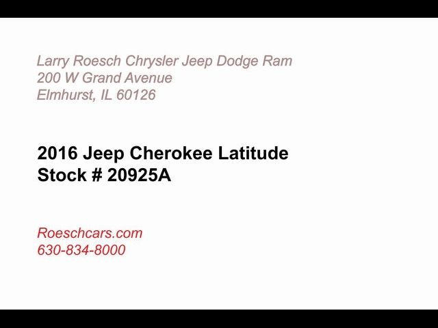 2016 Jeep Cherokee Latitude