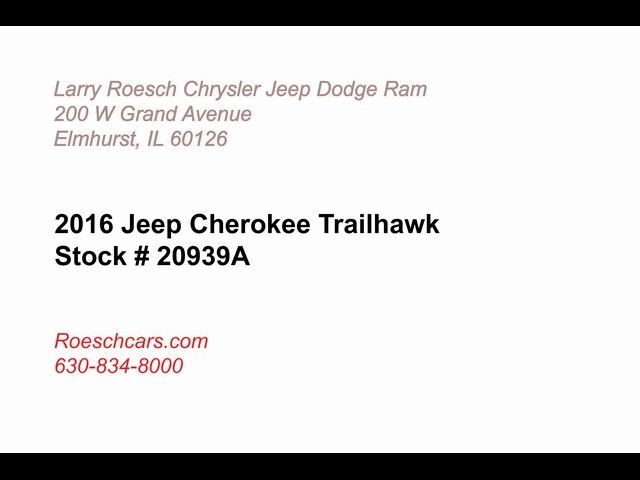 2016 Jeep Cherokee Trailhawk