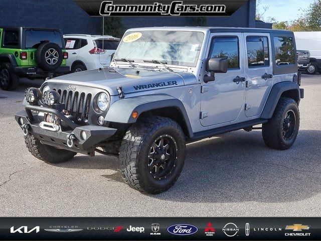 2016 Jeep Wrangler Unlimited Black Bear