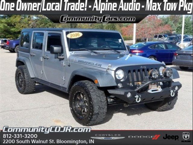 2016 Jeep Wrangler Unlimited Black Bear