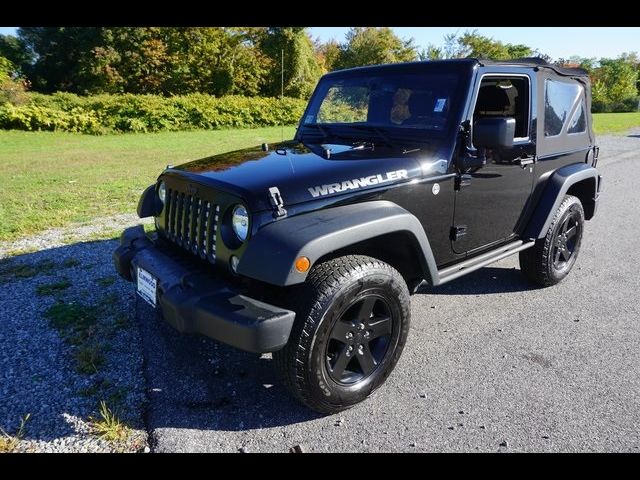 2016 Jeep Wrangler Black Bear