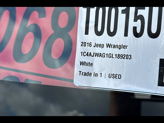 2016 Jeep Wrangler Sport